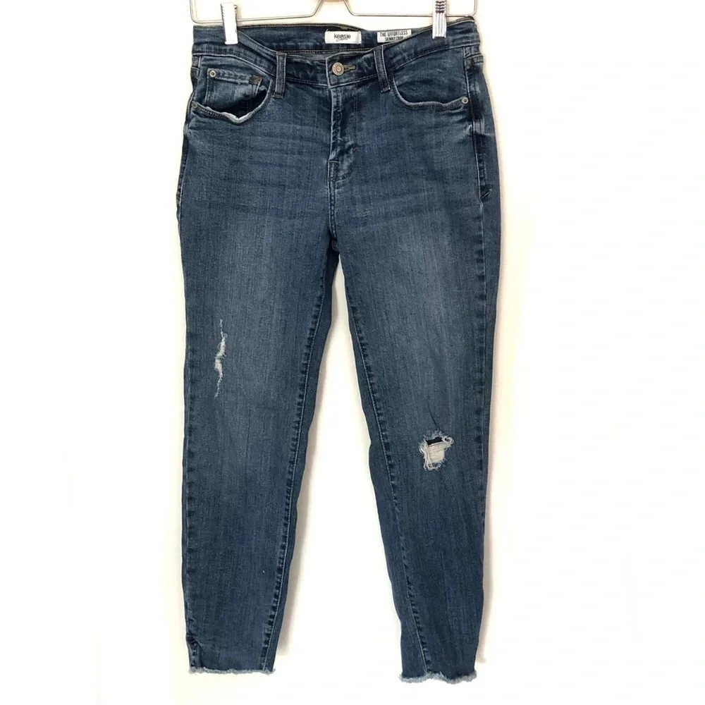 Kensie Effortless Skinny Crop Jean 4/27